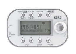 Korg Pandora Mini Effects Processor, White