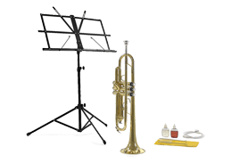 Student Cornet by Gear4music, Light Gold