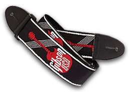 Gibson Regular Style Safety Guitar Strap Ferrari Red